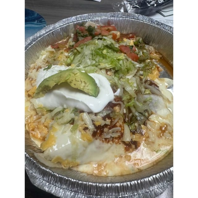 Lunch Burrito Mexicali.