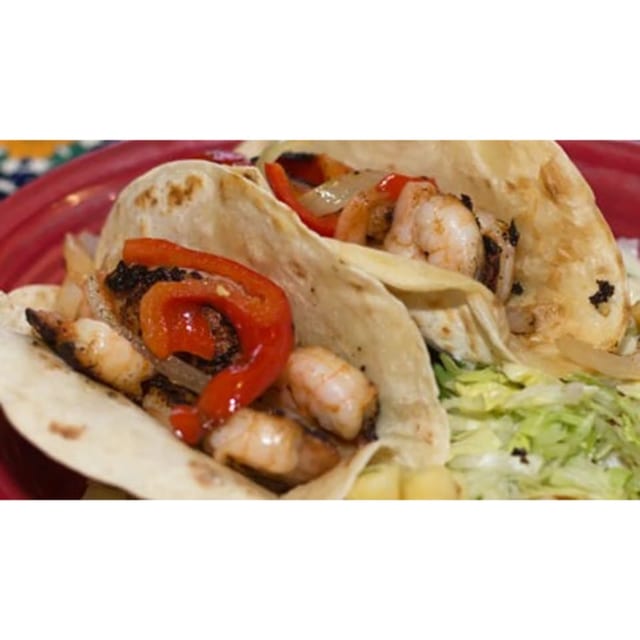 Dos Shrimp Tacos.