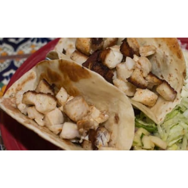 Dos Fish Tacos.
