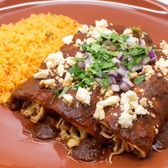 Enchiladas de Mole.
