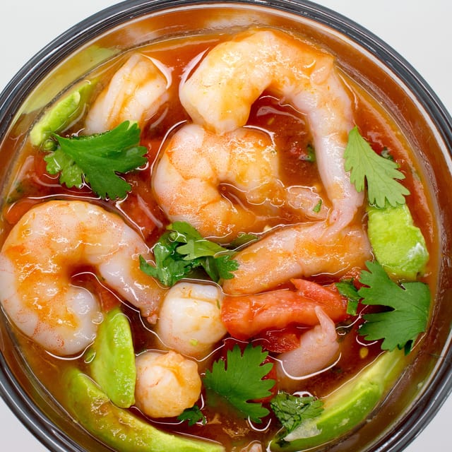 Shrimp Ceviche.