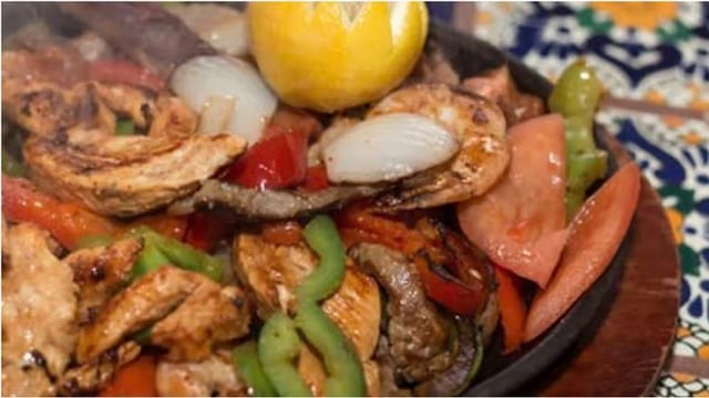 Fajitas San Miguel.