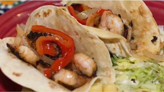 Dos Shrimp Tacos.